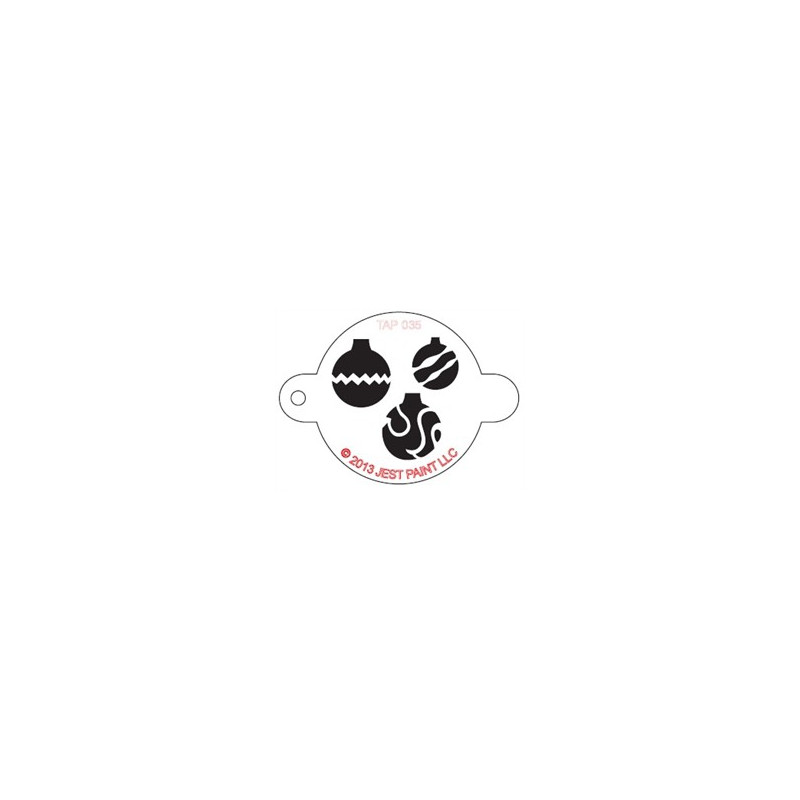 TAP Stencil Christmas Ornaments 035