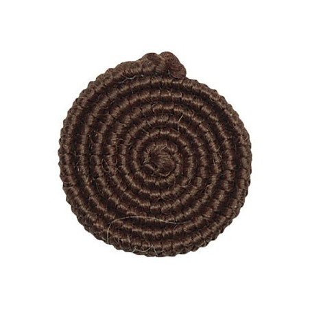 Wolcrêpe Dunkelbraun