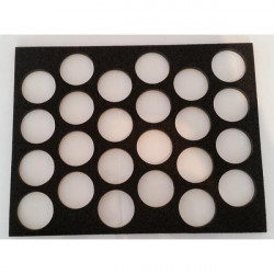 Inlay case 16 gram, 24 potjes. 