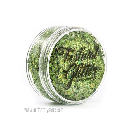 Festival Glitter - Envy Green