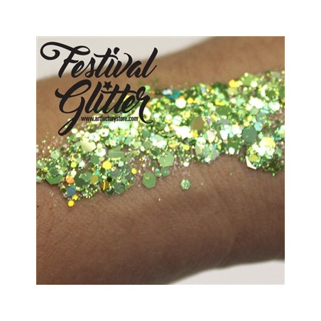 Festival Glitter - Envy Green