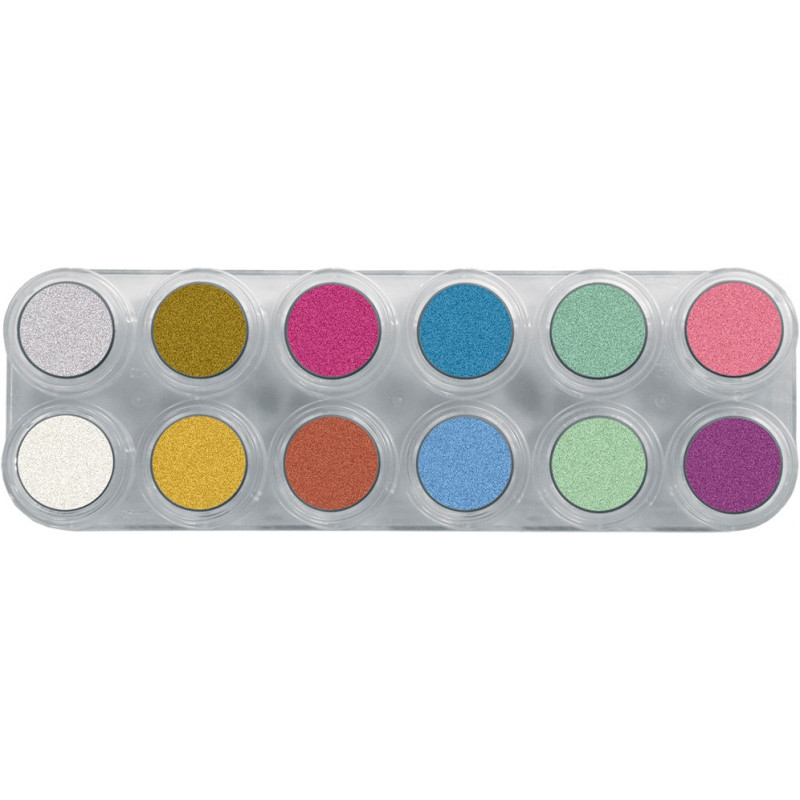 Grimas Pearl Palette - 12 Farben