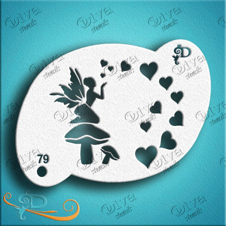 Fairy 6 - Diva Designs Schminkstencils