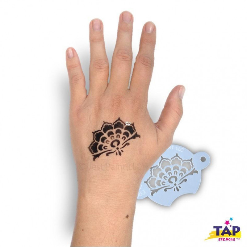 TAP Stencil - Henna Crown 083