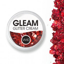 Vivid GLEAM Glitter Cream - Cardinal