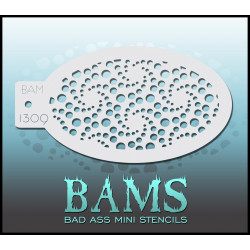 Schminken & Facepaint | Schminkschablone | BAM1309 | Punktwirbel