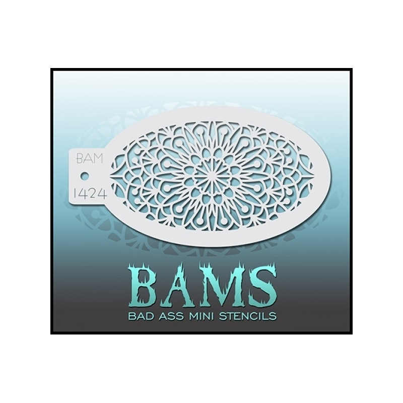 Schminken & Facepaint | Schminkschablone | BAM1424 | Mandala