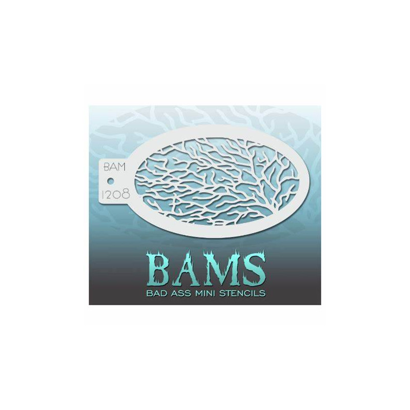 Schminken & Facepaint | Schminkschablone | BAM1208 | Mystic Texture