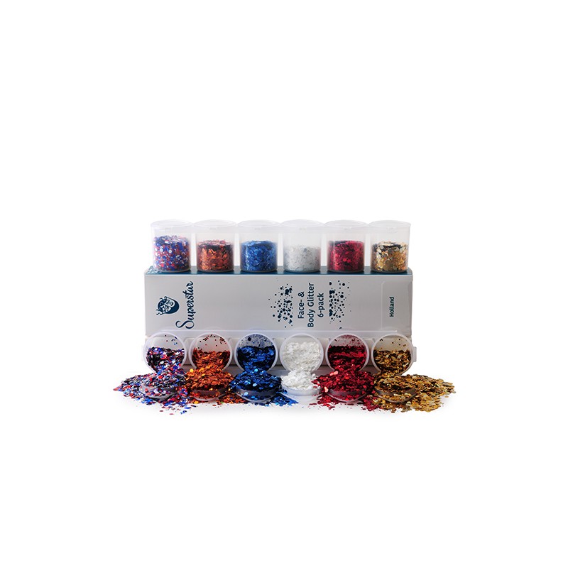 CHUNKY Glitters 6-pack - Holland