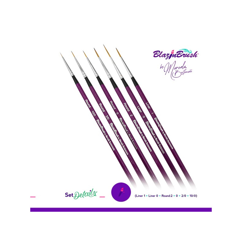 BlazinBrushes by Marcela Bustamante | Schminke pinsel