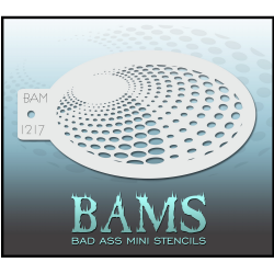 Schminken & Facepaint | Schminkschablone | BAM1217 | Punktwirbel