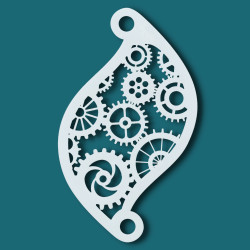 Schminkschablone Details | Superstar Schminksjabloon - Steampunk