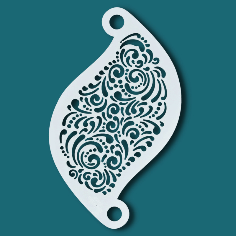 Schminkschablone Details | Superstar Schminksjablone - Curly Wurly