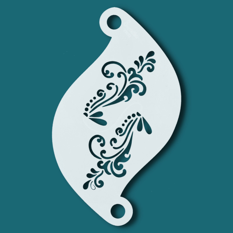 Schminkschablone Details | Superstar Schminksjablone - Fairy Blooming Vine