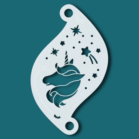 Schminkschablone Details | Superstar Schminksjablone - Starlight Unicorn