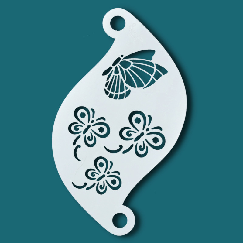 Schminkschablone Details | Superstar Schminksjabloon - Butterflies
