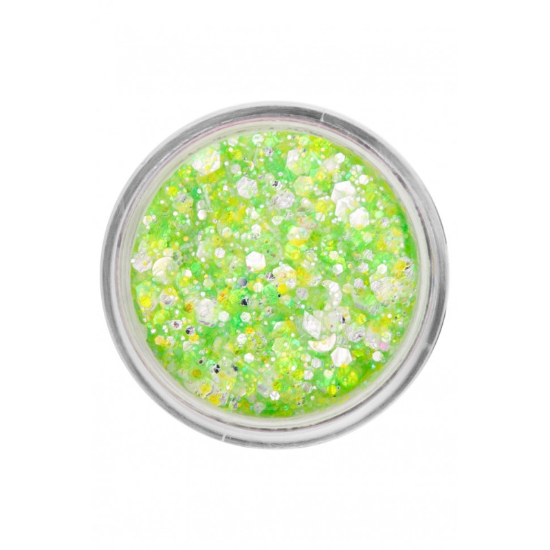 PartyXplosion | Face- & Bodyart Glitters Creme| Festivalglitter | neon Candy Green