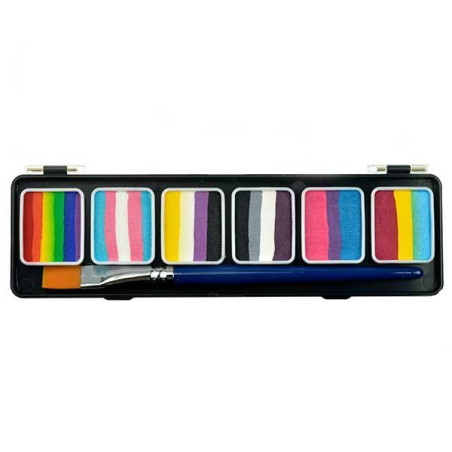 Splitcake Schmink Palette | Diamond FX | One Stroke Facepaint | Makeup Set