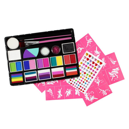 Fusion Body Art | Unicorn & Fairy Face Painting Kit | Schminkset | Starterspakket Schmink