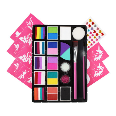 Fusion Body Art | Unicorn & Fairy Face Painting Kit | Schminkset | Starterspakket Schmink