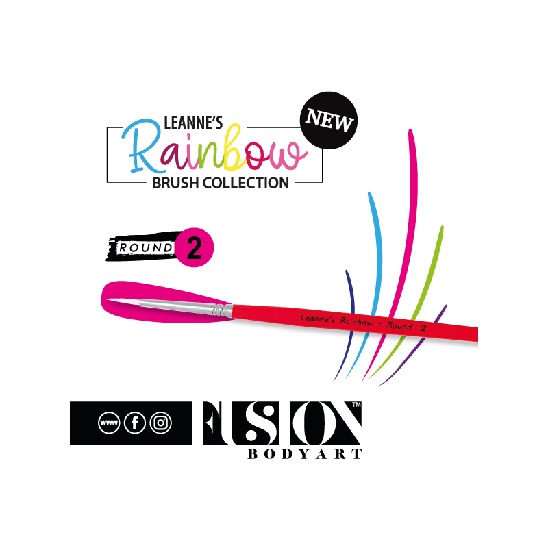 Leannes Collection Pinsel – Professionelle Facepainting-Pinsel