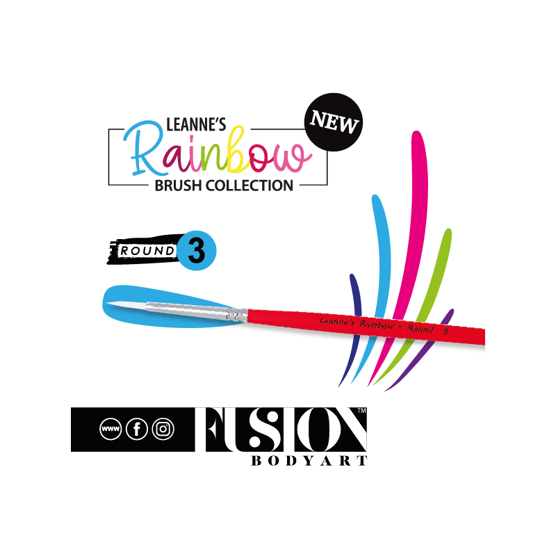 Leannes Collection Pinsel – Professionelle Facepainting-Pinsel