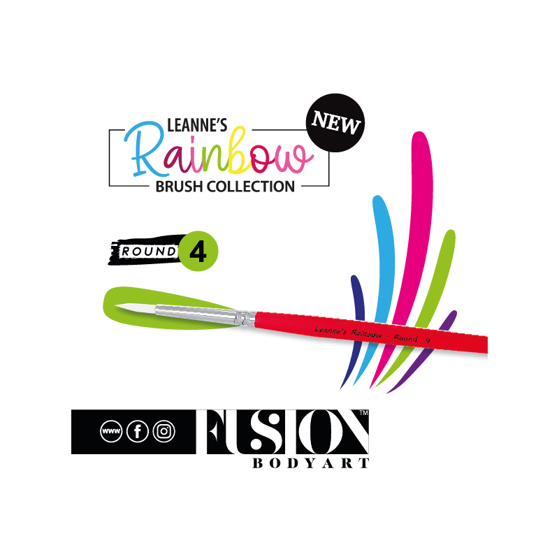 Leannes Collection Pinsel – Professionelle Facepainting-Pinsel