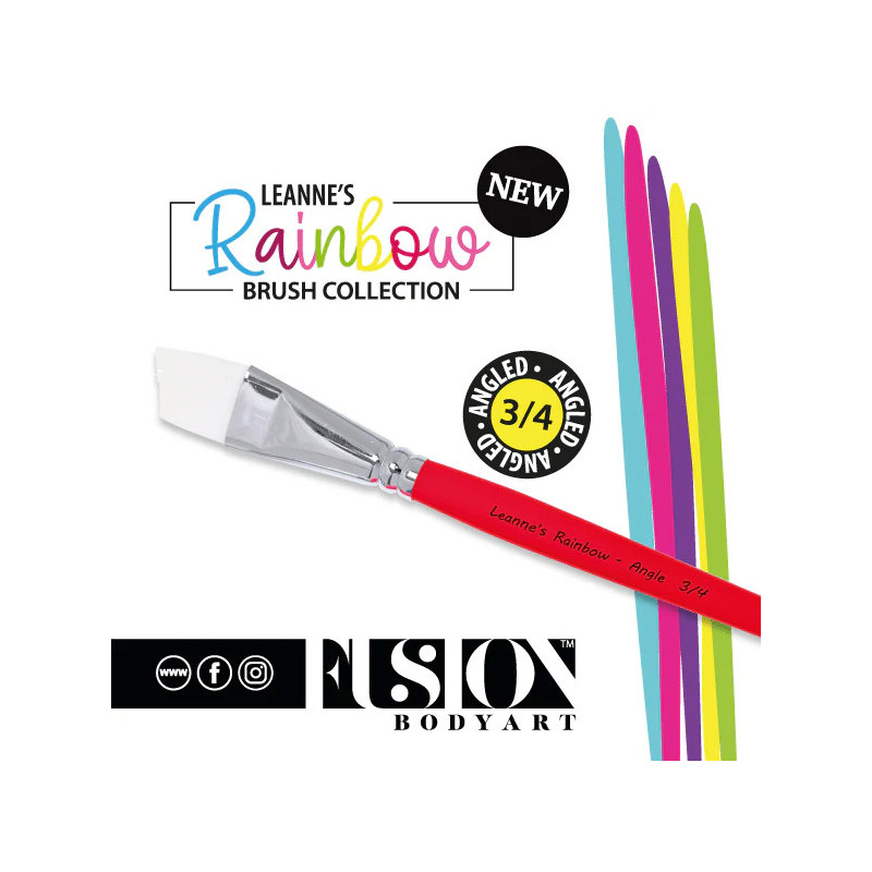 Leannes Collection Pinsel – Professionelle Facepainting-Pinsel