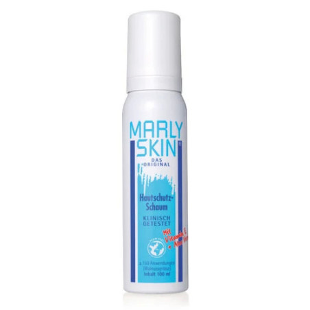 Der Marly Skin Schaum schützt, stärkt und regeneriert Ihre Hautbarriere - wie eine zweite Haut!