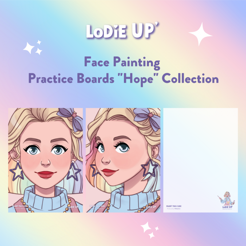 Practice Board LODIE UP’ | Wabbyfun | Facepaint | Schminke |
