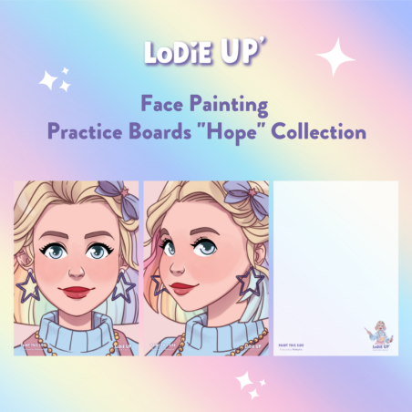 Practice Board LODIE UP’ | Wabbyfun | Facepaint | Schminke |