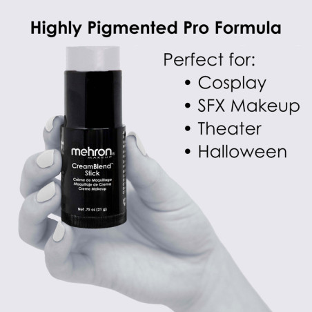 Mehron CreamBlend Stick | Hochpigmentiertes Creme-Make-up | Sofort ab Lager verfügbar