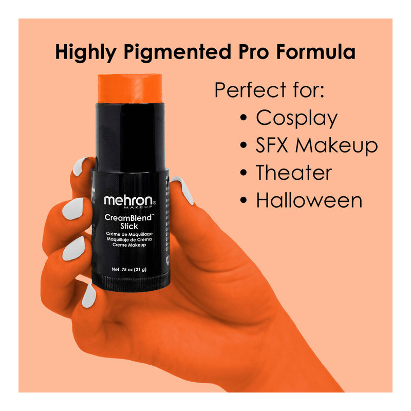 Mehron CreamBlend Stick | Hochpigmentiertes Creme-Make-up | Sofort ab Lager verfügbar