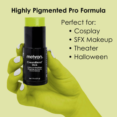 Mehron CreamBlend Stick | Hochpigmentiertes Creme-Make-up | Sofort ab Lager verfügbar
