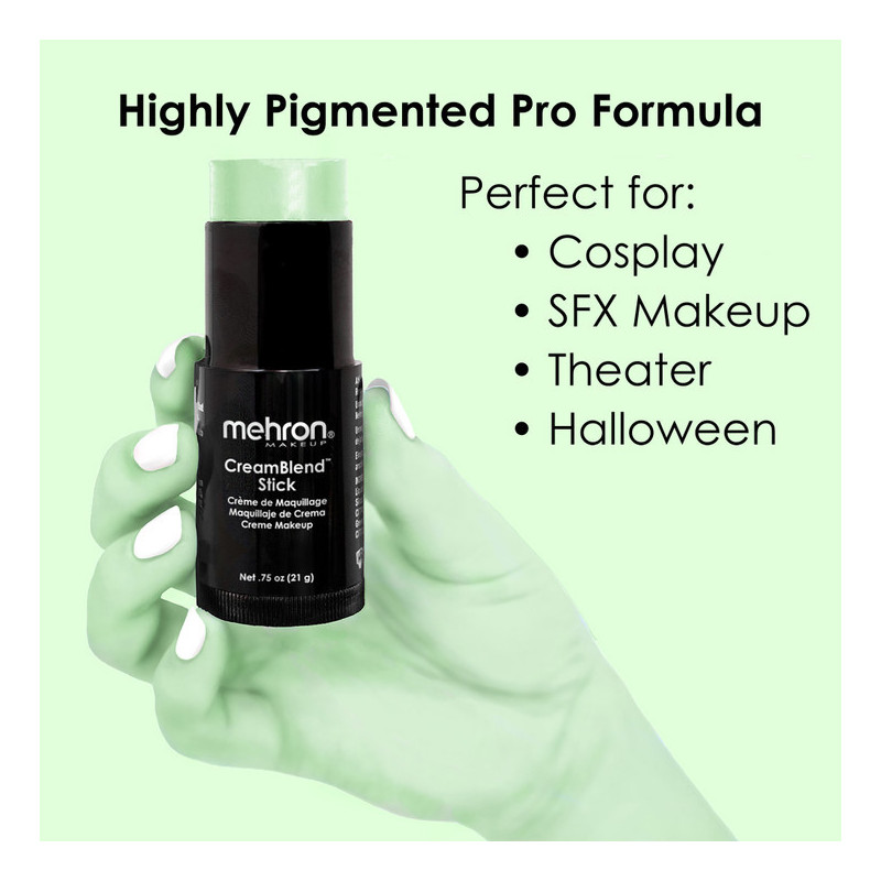 Mehron CreamBlend Stick | Hochpigmentiertes Creme-Make-up | Sofort ab Lager verfügbar