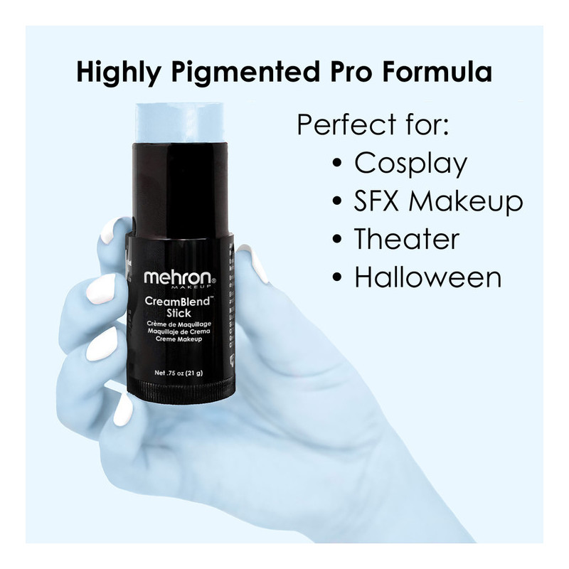 Mehron CreamBlend Stick | Hochpigmentiertes Creme-Make-up | Sofort ab Lager verfügbar