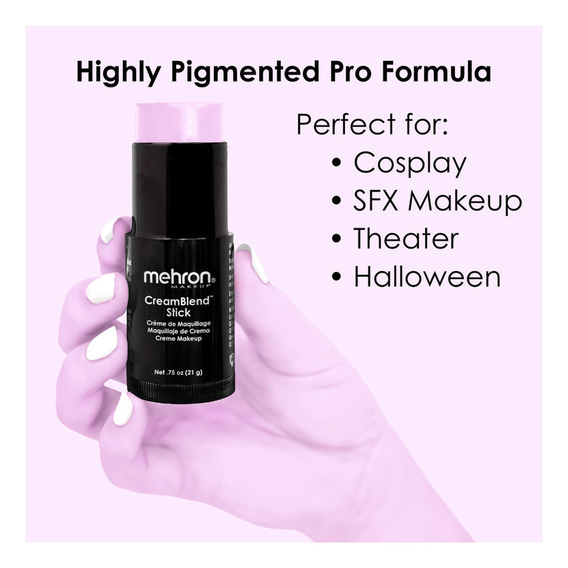 Mehron CreamBlend Stick | Hochpigmentiertes Creme-Make-up | Sofort ab Lager verfügbar