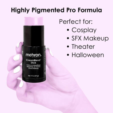 Mehron CreamBlend Stick | Hochpigmentiertes Creme-Make-up | Sofort ab Lager verfügbar