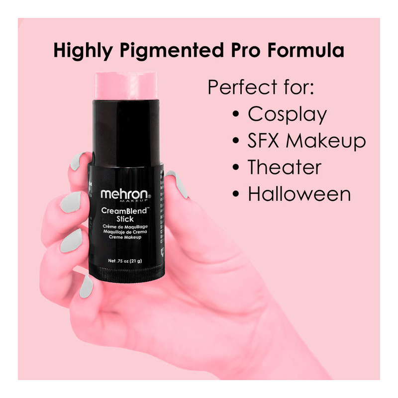 Mehron CreamBlend Stick | Hochpigmentiertes Creme-Make-up | Sofort ab Lager verfügbar