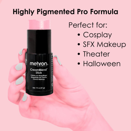 Mehron CreamBlend Stick | Hochpigmentiertes Creme-Make-up | Sofort ab Lager verfügbar