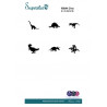 Superstar Glitzer-Tattoo-Set DINO| 12 niedliche Schablonen