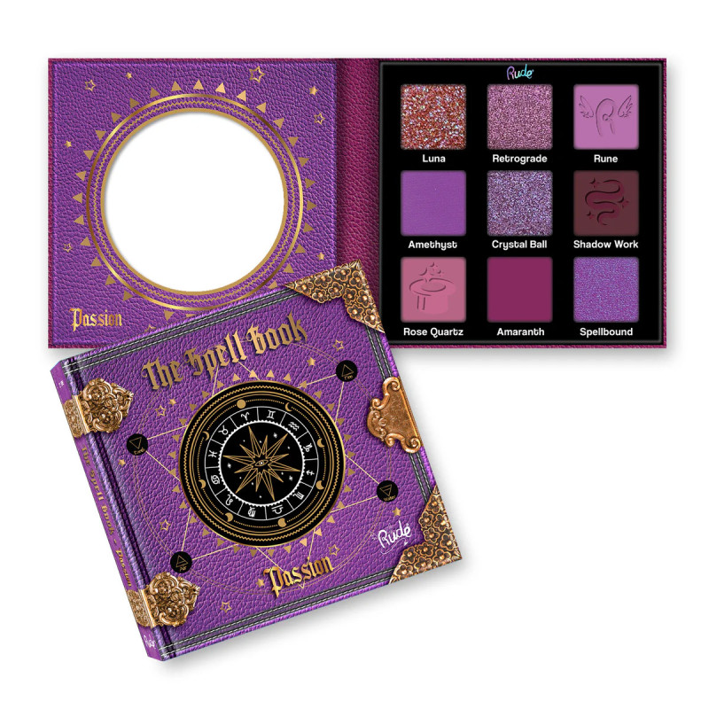 Rude Cosmetics Spell Book – Magische Lidschattenpalette