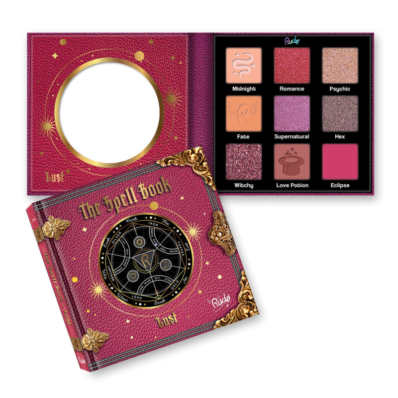 Rude Cosmetics Spell Book – Magische Lidschattenpalette
