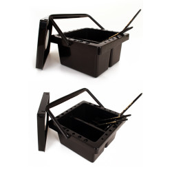 Ein praktische Wasser Behälter für Ihre Pinsels bei Noddies!