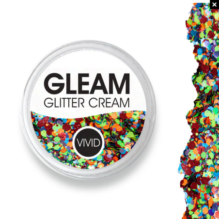 Vivid GLEAM | Face- & Bodyart Glitters| Festivalglitter | Glittercream