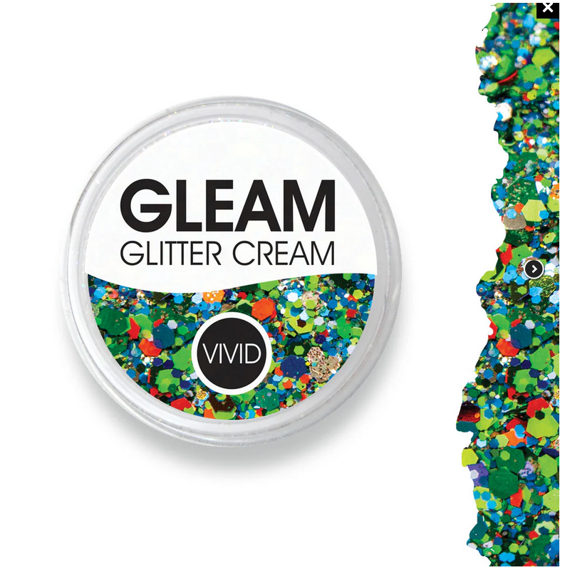 Vivid GLEAM | Face- & Bodyart Glitters| Festivalglitter | Glittercream