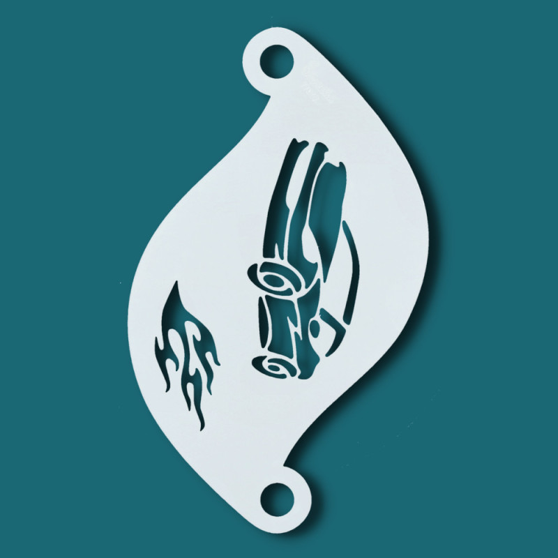 Schminkschablone Details | Superstar Schminksjablone - Sports Car