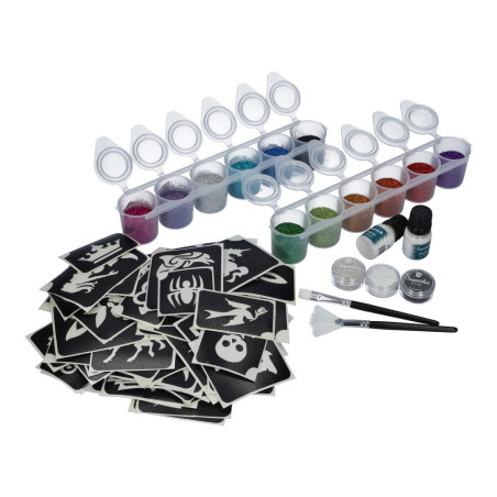 Superstar PRO Kit Professional Kit for Glitter Tattoos