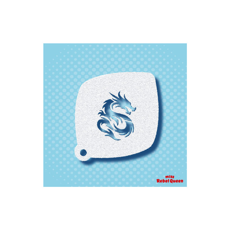 Schminken & Facepaint | MRQ Schminkschablone | Drache Klein