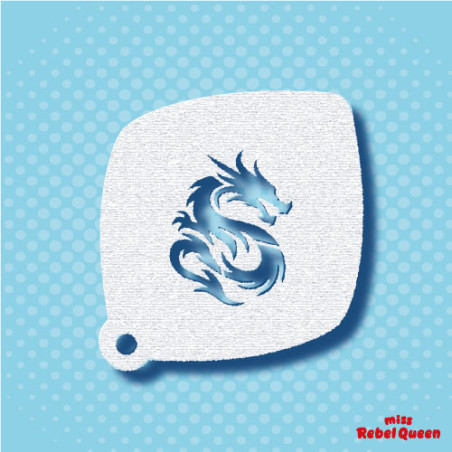 Schminken & Facepaint | MRQ Schminkschablone | Drache Klein